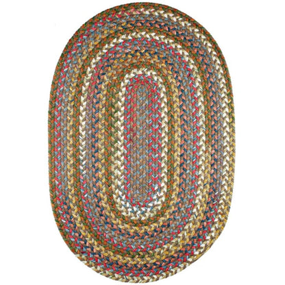 Rhody Rug Country Jewel Braided Oval Reversible Outdoor Area Rugs