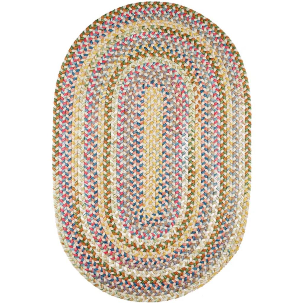 Rhody Rug Country Jewel Braided Oval Reversible Outdoor Area Rugs
