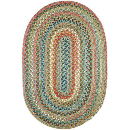 Rhody Rug Country Jewel Braided Oval Reversible Outdoor Area Rugs