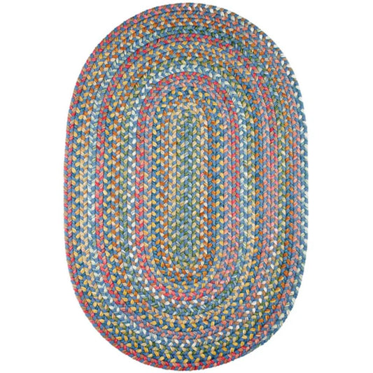 Rhody Rug Country Jewel Braided Oval Reversible Outdoor Area Rugs