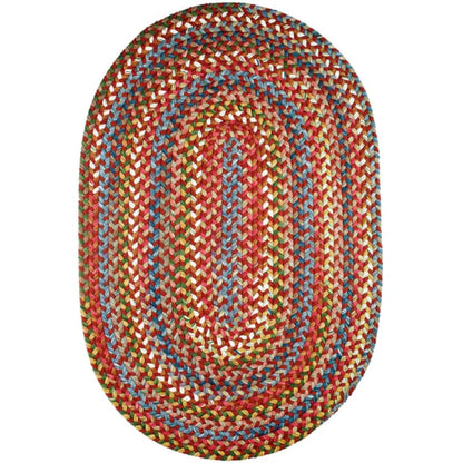 Rhody Rug Country Jewel Braided Oval Reversible Outdoor Area Rugs