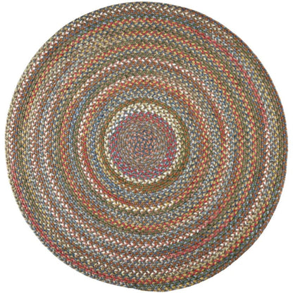 Rhody Rug Country Jewel Braided Round Reversible Outdoor Area Rugs