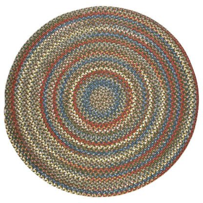 Rhody Rug Country Jewel Braided Round Reversible Outdoor Area Rugs