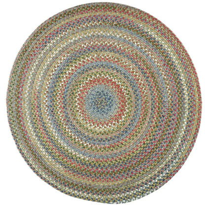 Rhody Rug Country Jewel Braided Round Reversible Outdoor Area Rugs