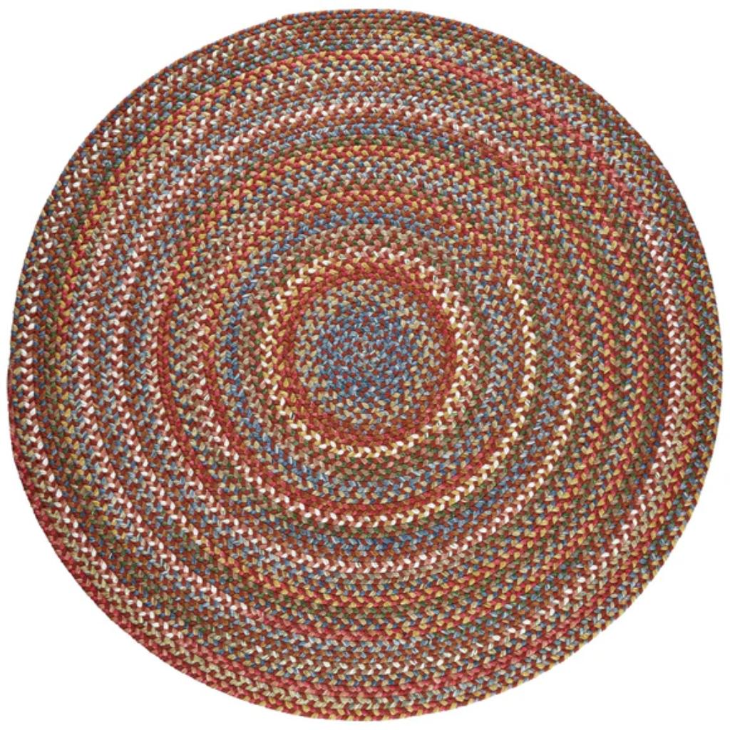 Rhody Rug Country Jewel Braided Round Reversible Outdoor Area Rugs