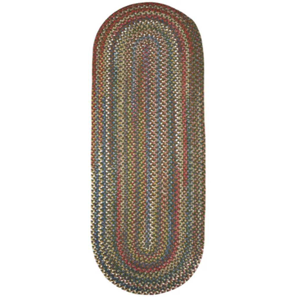 Rhody Rug Country Jewel Braided Runner Reversible Outdoor Area Rugs