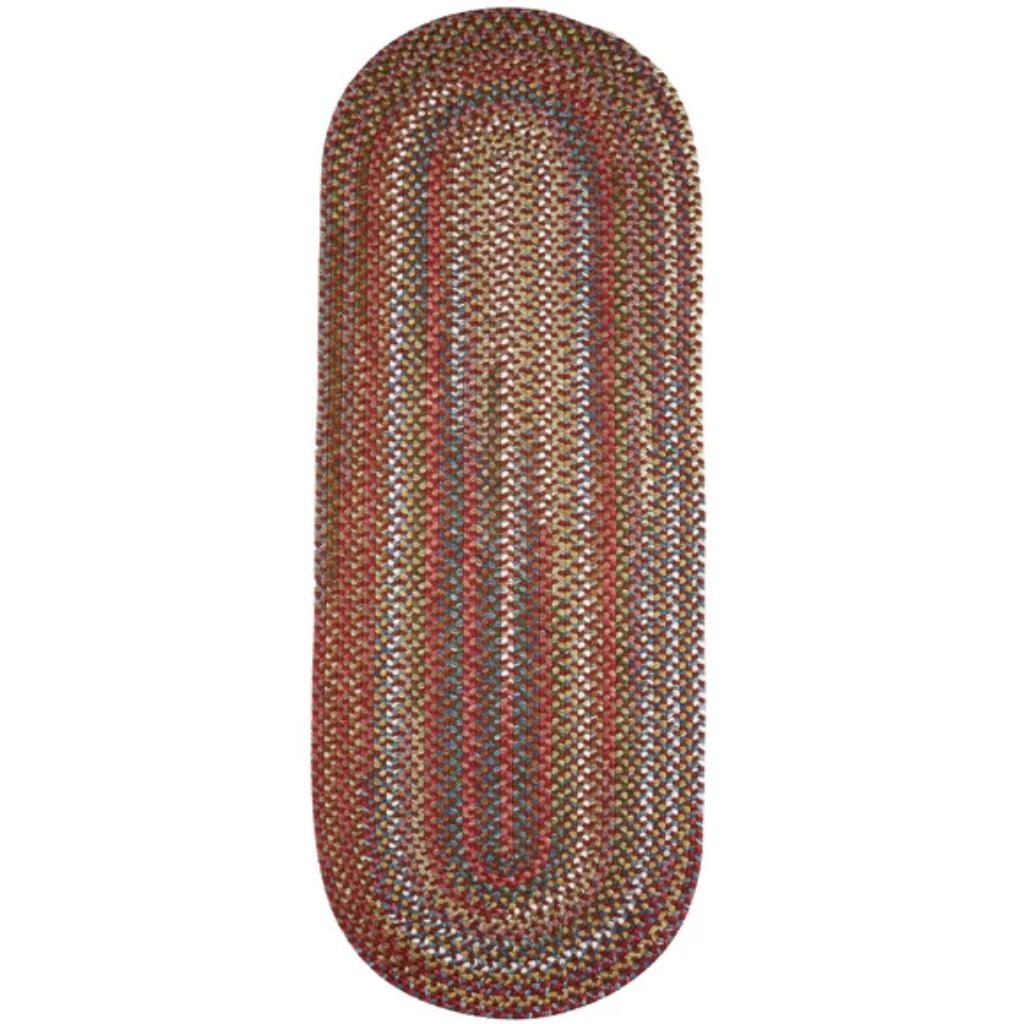 Rhody Rug Country Jewel Braided Runner Reversible Outdoor Area Rugs