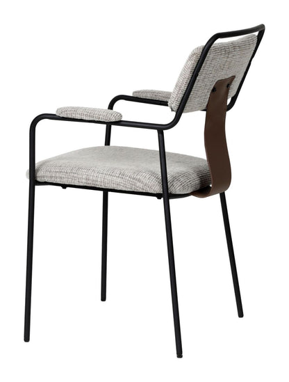 Zuo Modern Couva Chenille Fabric Dining Chair 2PC