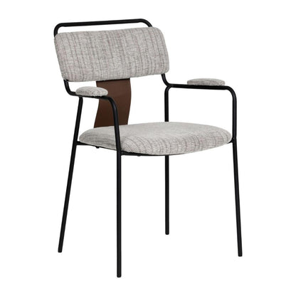 Zuo Modern Couva Chenille Fabric Dining Chair 2PC