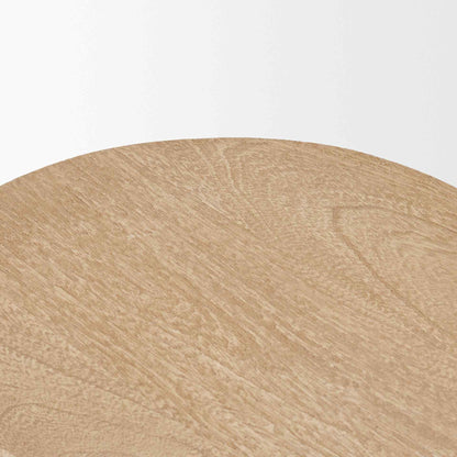 Mercana Cove Wooden Sculptural Side Table
