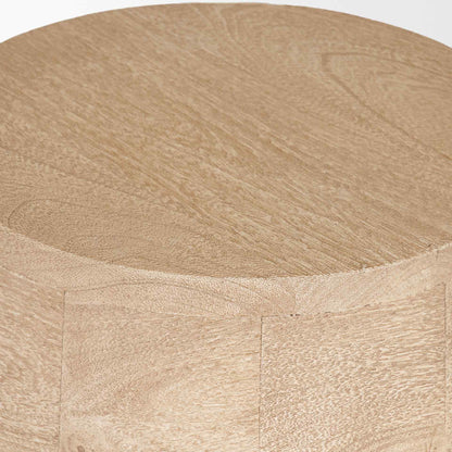 Mercana Cove Wooden Sculptural Side Table
