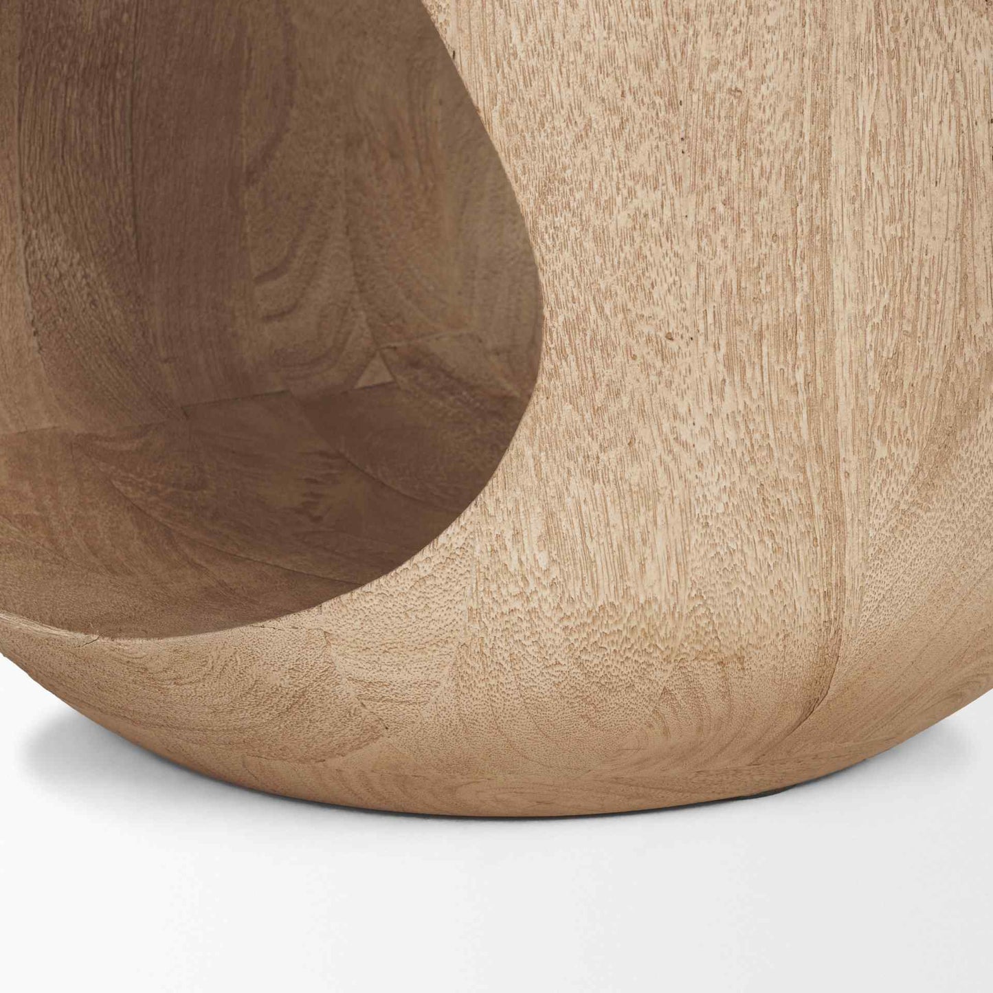 Mercana Cove Wooden Sculptural Side Table