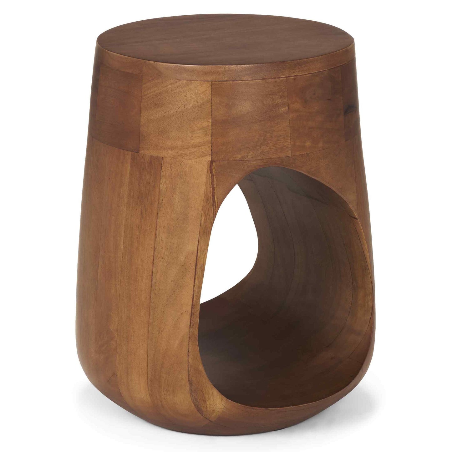 Mercana Cove Wooden Sculptural Side Table