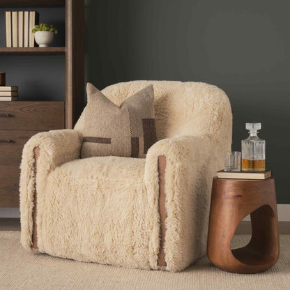 Mercana Cove Wooden Sculptural Side Table