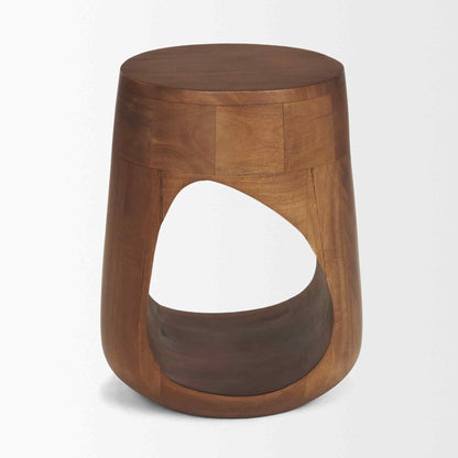 Mercana Cove Wooden Sculptural Side Table