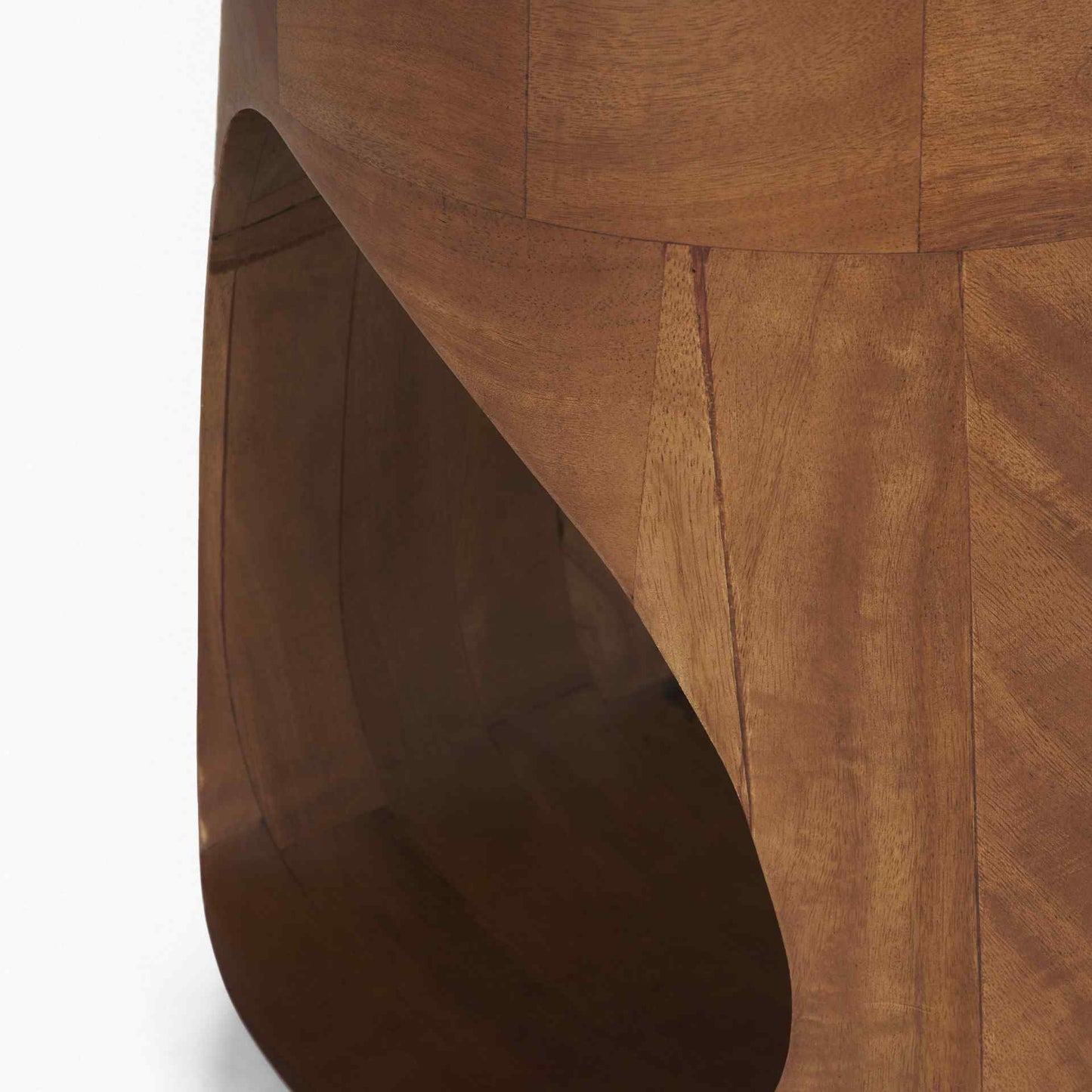 Mercana Cove Wooden Sculptural Side Table
