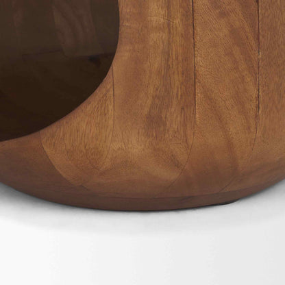Mercana Cove Wooden Sculptural Side Table