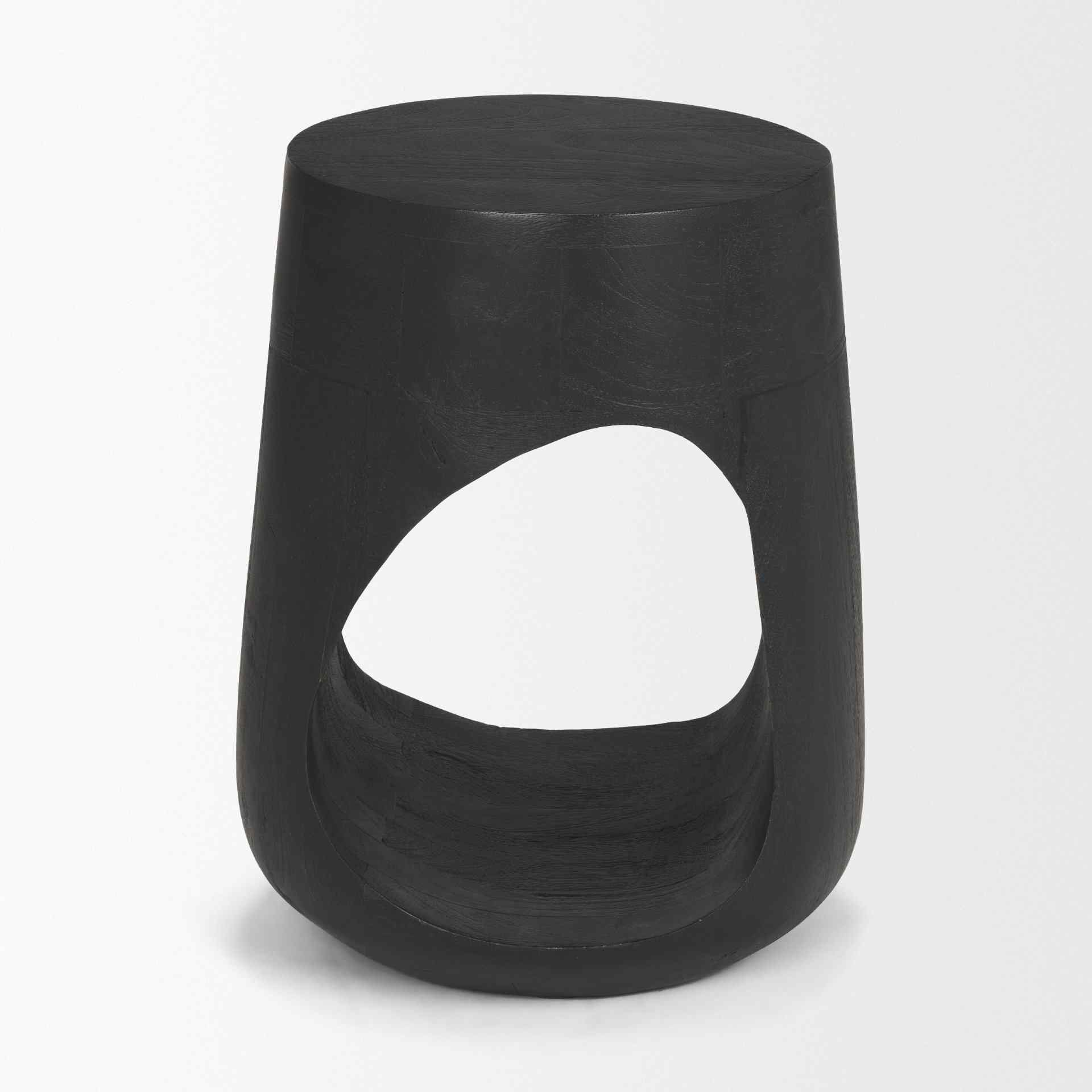 Mercana Cove Wooden Sculptural Side Table