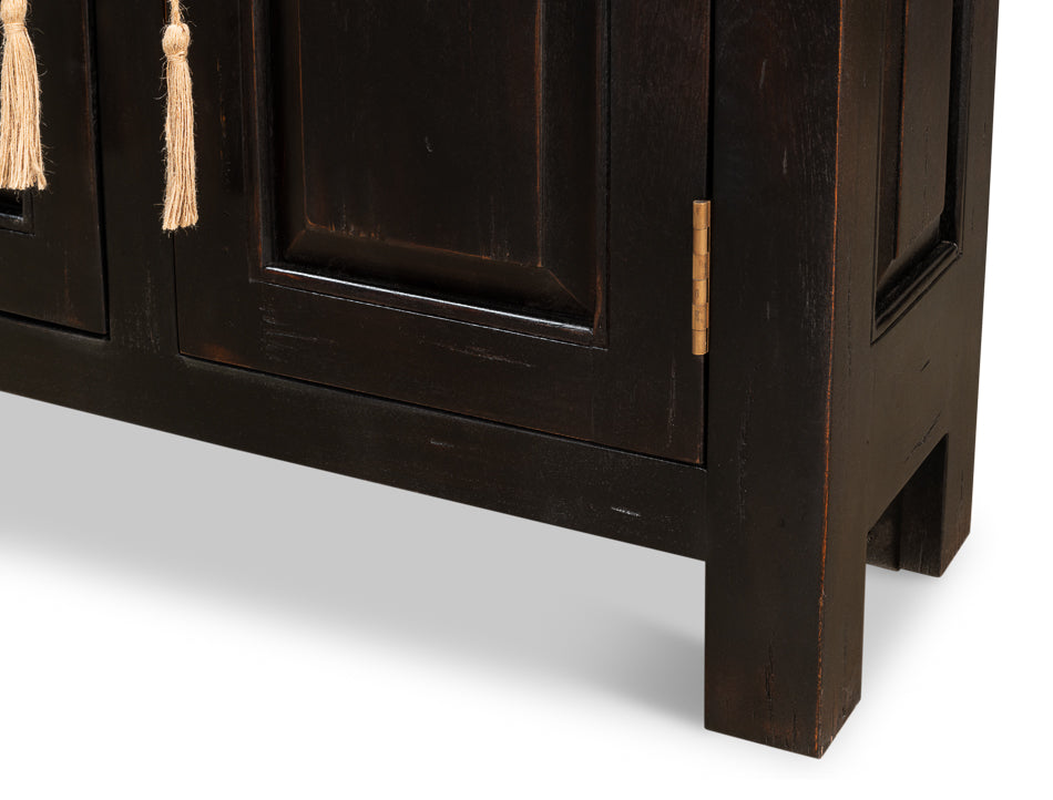 Covent Gardens Sideboard Ebony-Sideboards-Sarreid-LOOMLAN