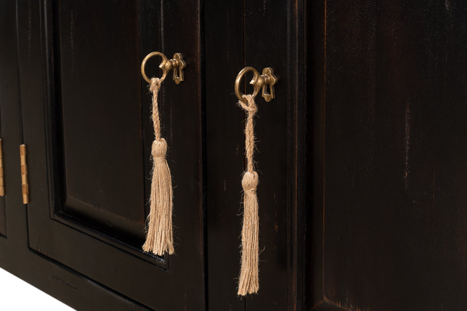 Covent Gardens Sideboard Ebony-Sideboards-Sarreid-LOOMLAN