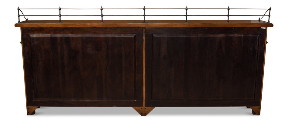 Covent Gardens Sideboard Fruitwood-Sideboards-Sarreid-LOOMLAN