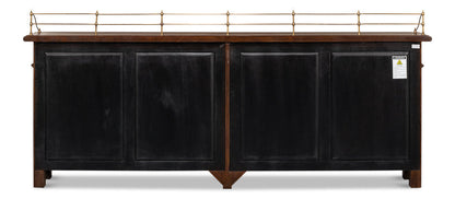 Covent Gardens Sideboard Walnut-Sideboards-Sarreid-LOOMLAN