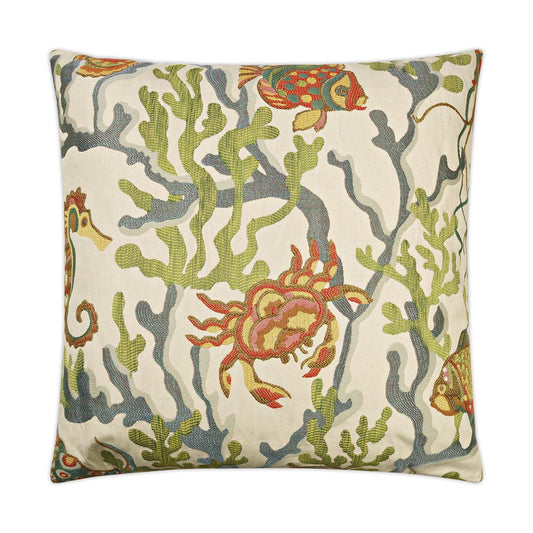 D.V. Kap Crab Walk Multi Color Throw Pillow Insert