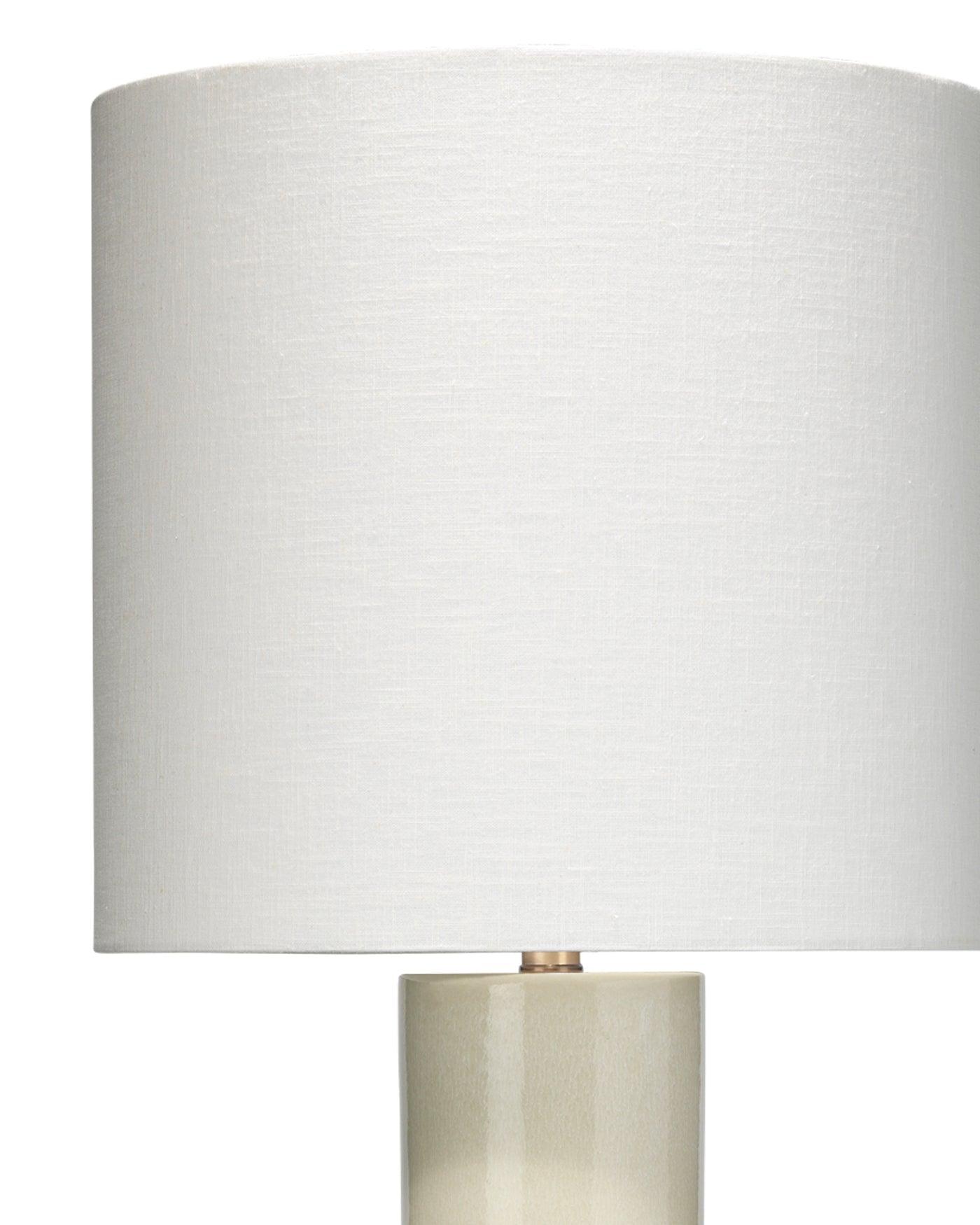 Cream Ceramic Crest Table Lamp Table Lamps Sideboards and Things By Jamie Young