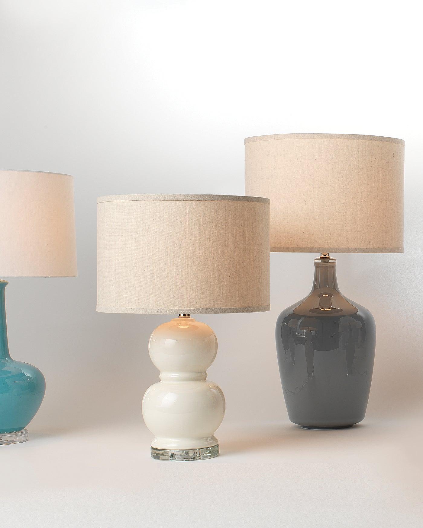 Cream Glass Bubble Table Lamp Table Lamps Sideboards and Things By Jamie Young