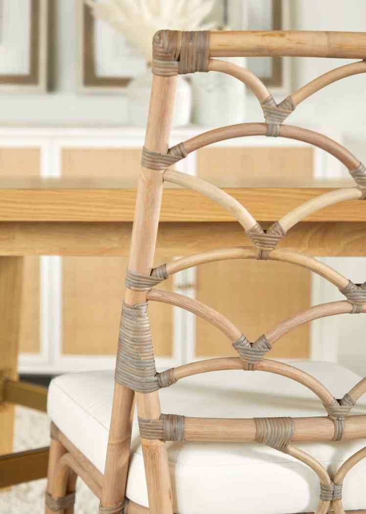 Essentials For Living Crescent Fabric Armless Dining Chair 2PC