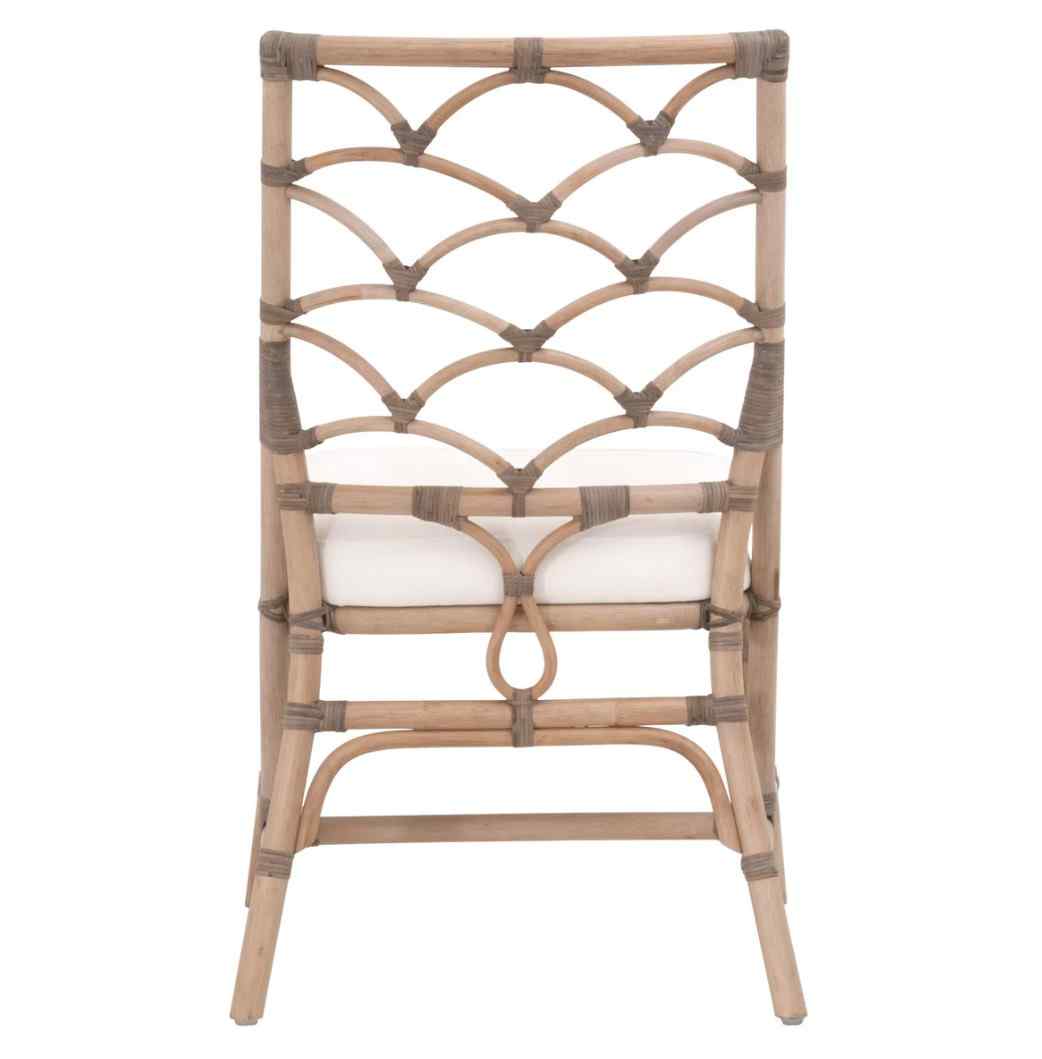 Essentials For Living Crescent Fabric Armless Dining Chair 2PC