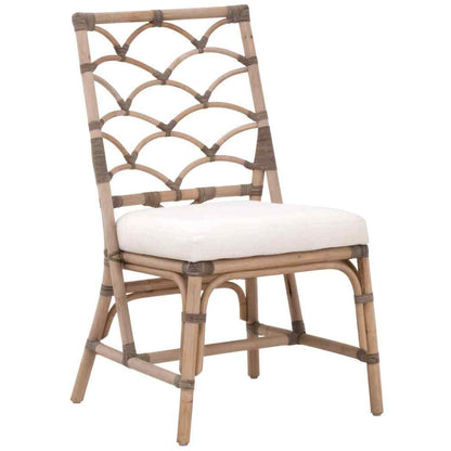 Essentials For Living Crescent Fabric Armless Dining Chair 2PC