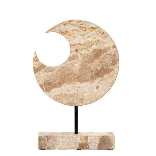 Crescent Marble Stand-Statues & Sculptures-Jamie Young-Sideboards and Things