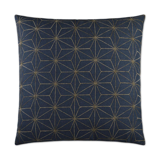 D.V. Kap Crosby Navy Blue Throw Pillow With Insert