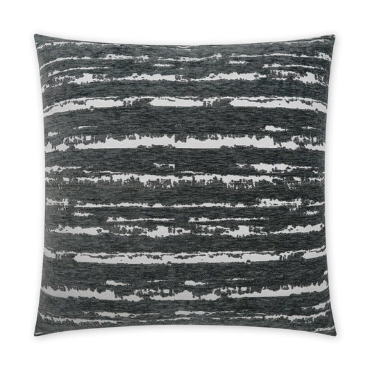 D.V. Kap Cruz Charcoal Grey Throw Pillow With Insert