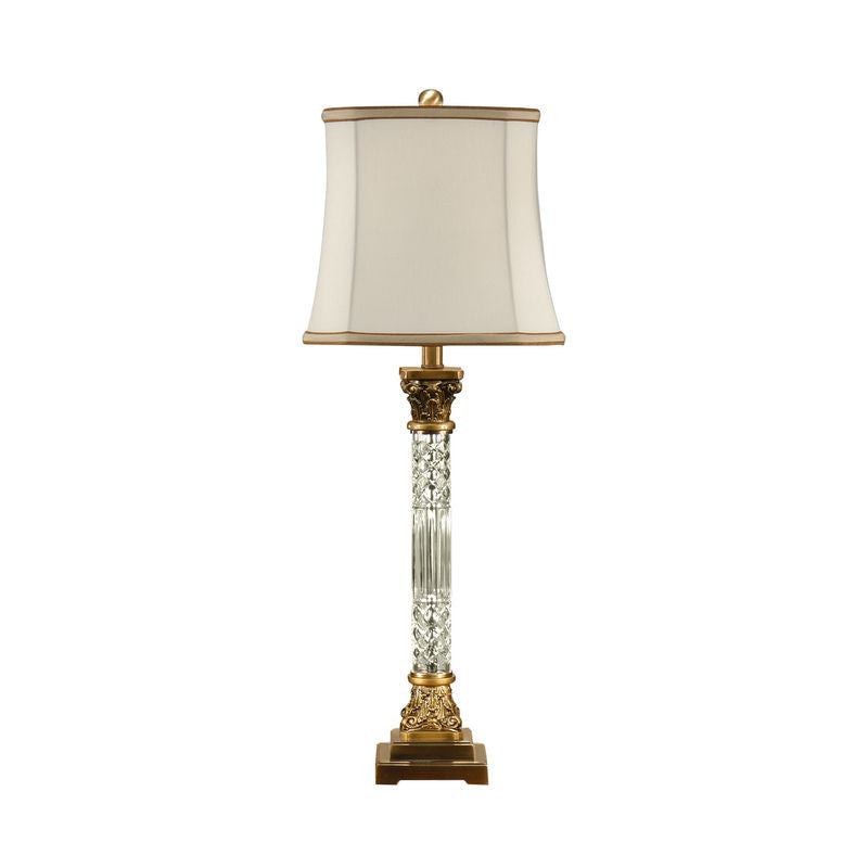 Wildwood Crystal Column Crystal Made Table Lamp