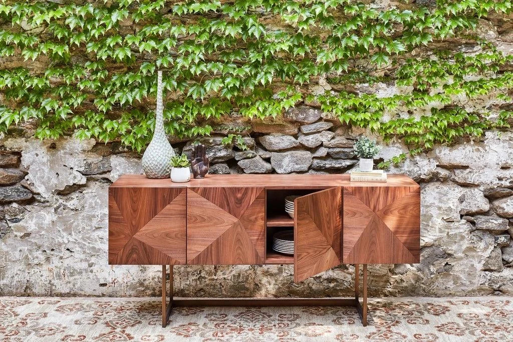 Urbia Cube High Gloss Painted Wood Console Table