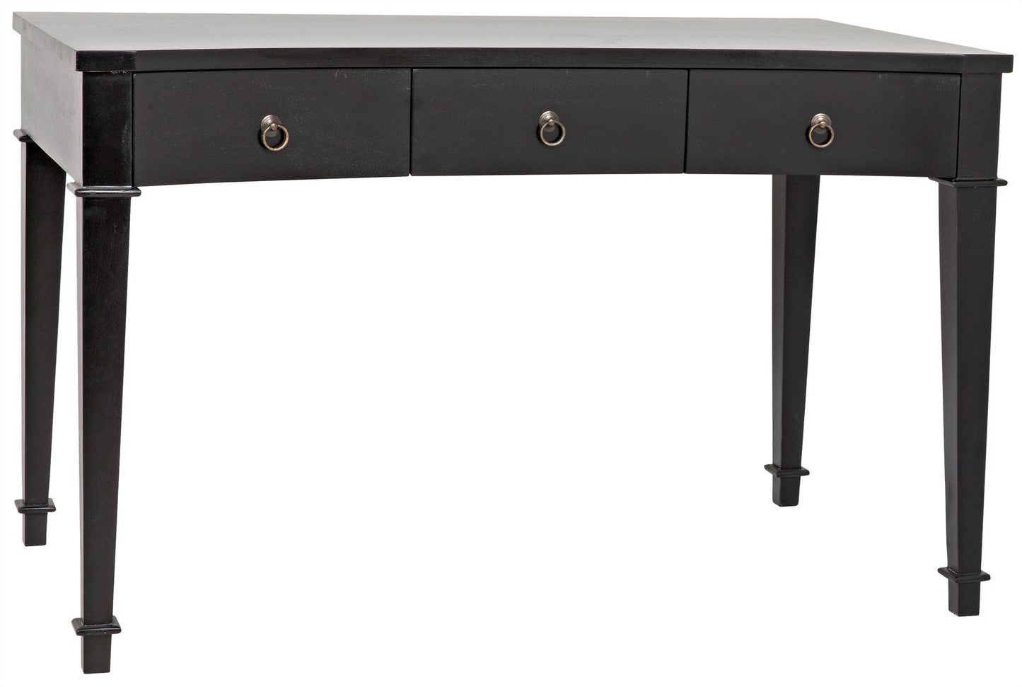 Curba Desk, Black Curved Desk With Drawers-Home Office Desks-Noir-Sideboards and Things