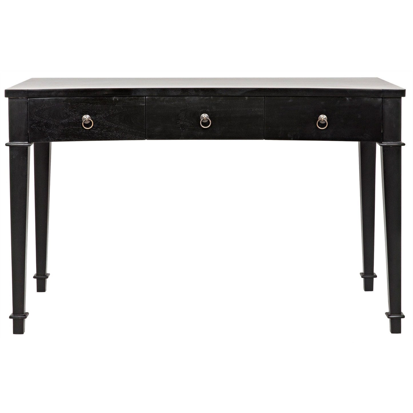 Curba Desk, Black Curved Desk With Drawers-Home Office Desks-Noir-Sideboards and Things