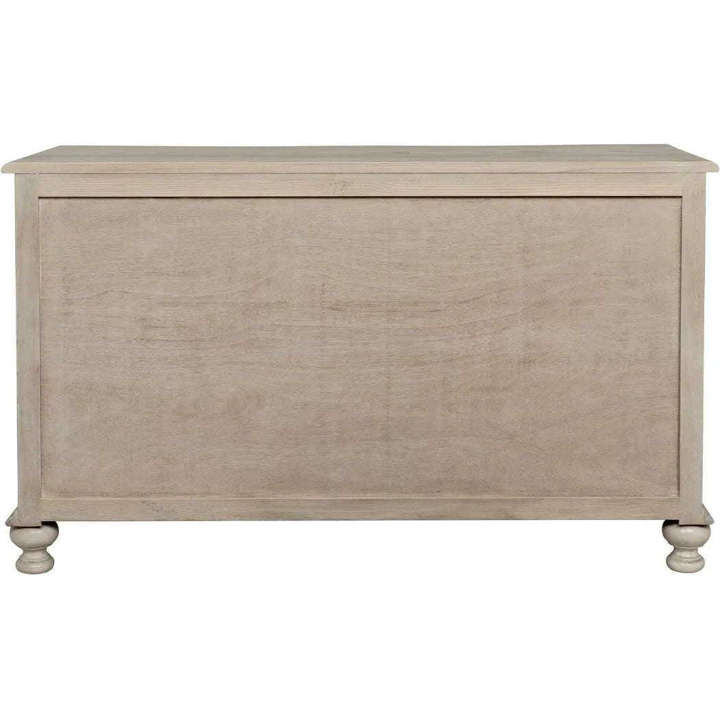 Curved Wood Front 3 Drawer Chest