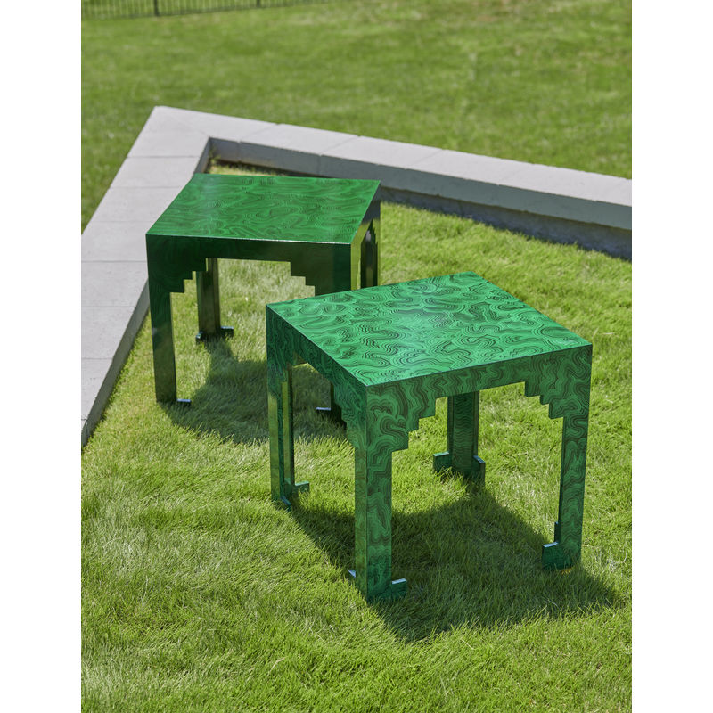 Chelsea House Cut Wooden Square Corner Table