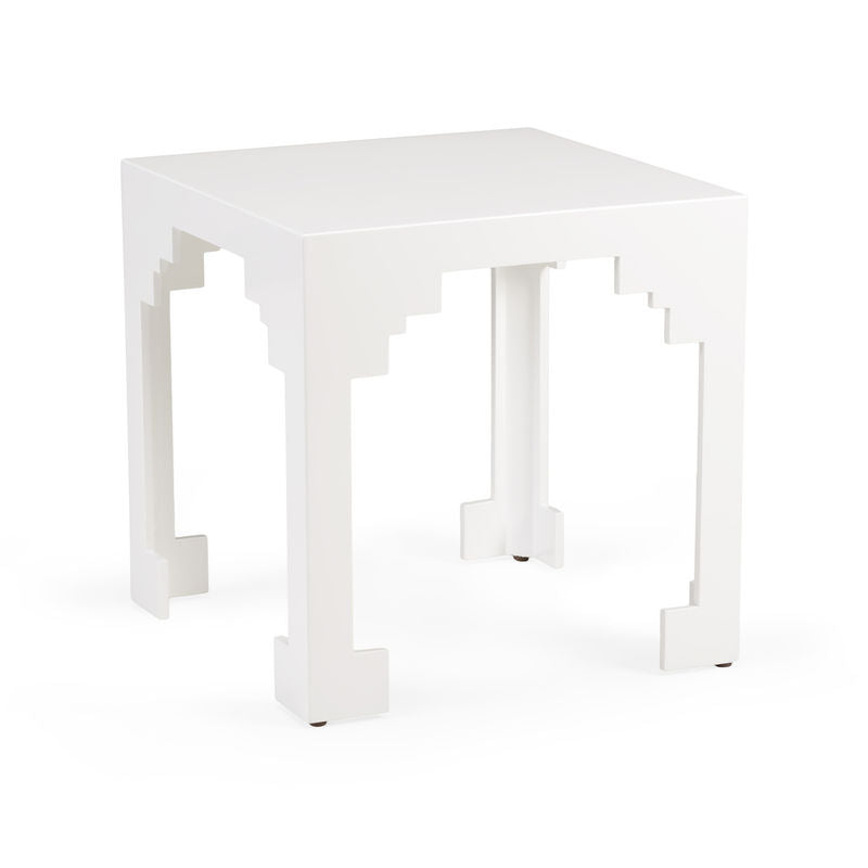 Chelsea House Cut Wooden Square Corner Table