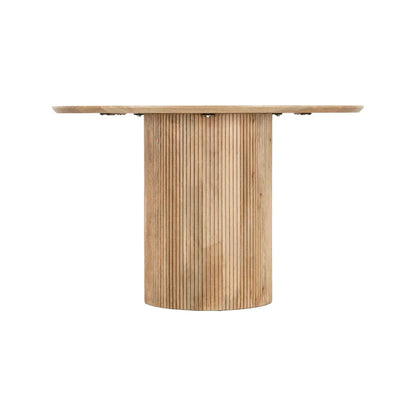 Cylinder Modern Designed Wooden Round Dining Table