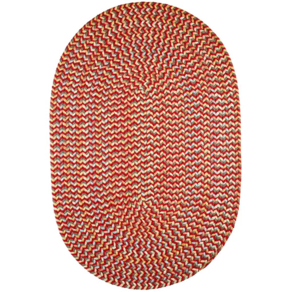 Rhody Rug Cypress Braided Oval Reversible Area Rugs