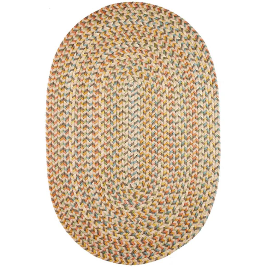 Rhody Rug Cypress Braided Oval Reversible Area Rugs