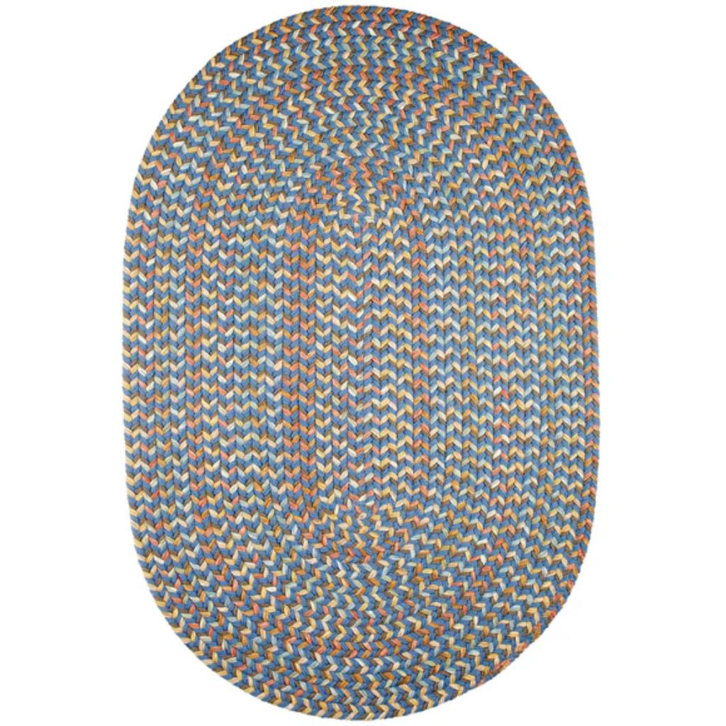 Rhody Rug Cypress Braided Oval Reversible Area Rugs