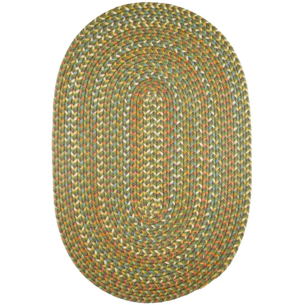 Rhody Rug Cypress Braided Oval Reversible Area Rugs