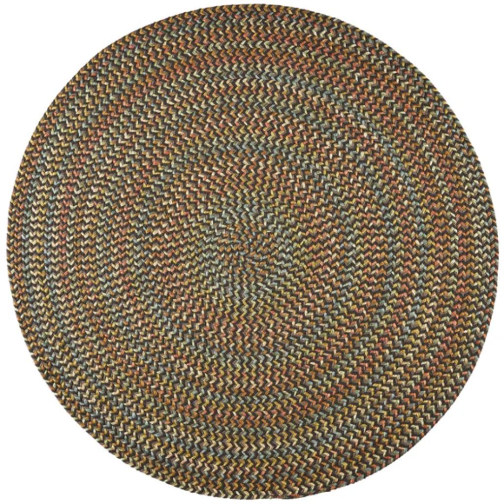 Rhody Rug Cypress Braided Round Reversible Area Rugs