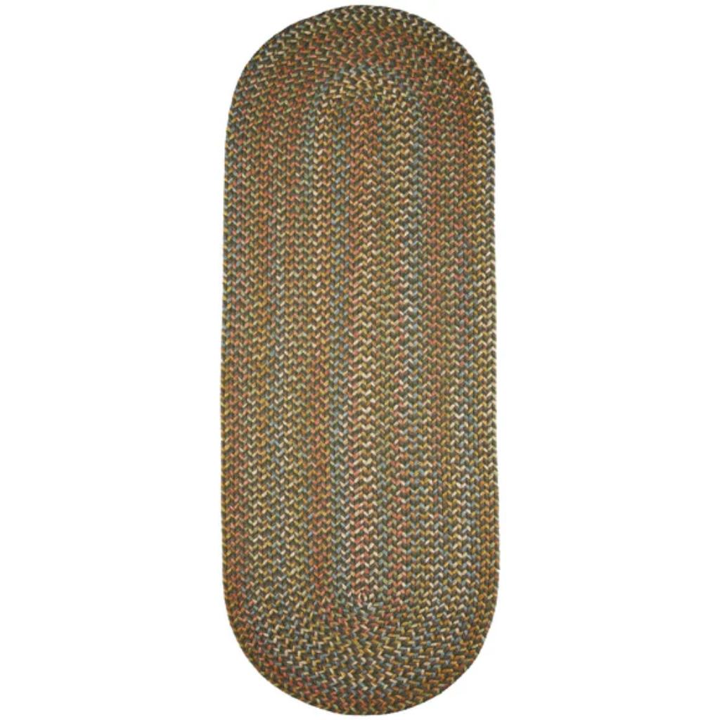 Rhody Rug Cypress Braided Runner Reversible Area Rugs
