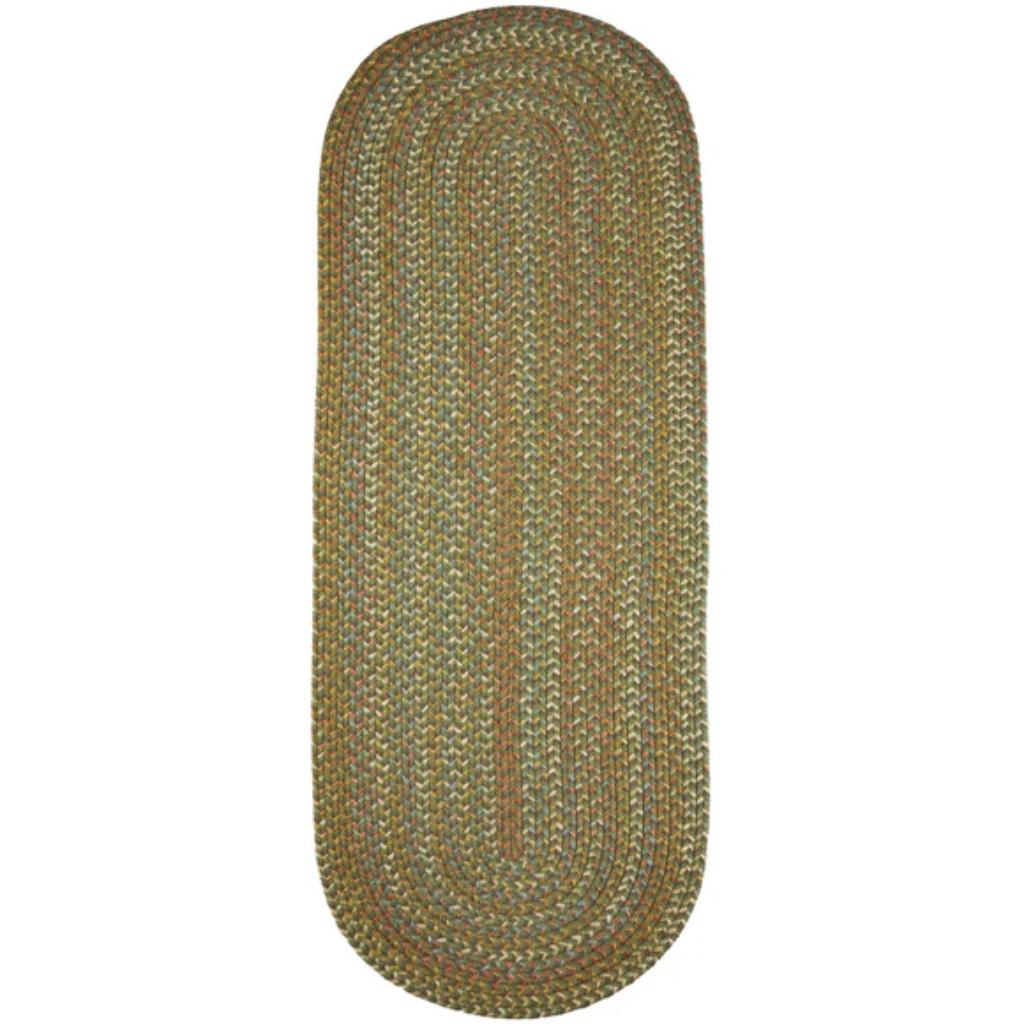Rhody Rug Cypress Braided Runner Reversible Area Rugs